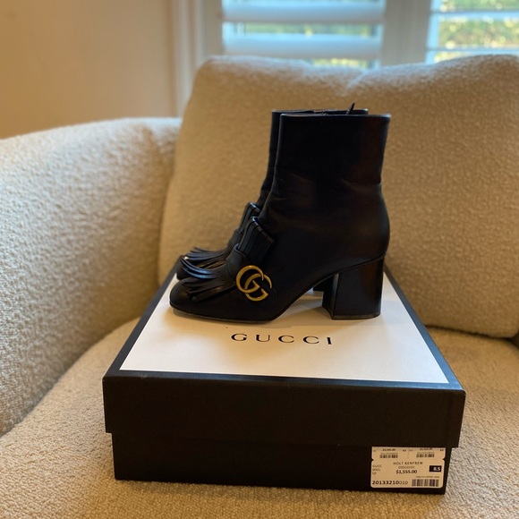 Gucci ankle boots ,condition 9/10 ,barely worn ,comes with box and dust bag - Picture 4 of 7